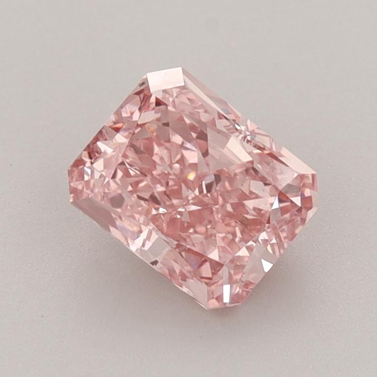 1.17 Ct. Fancy Vivid  Pink Radiant Lab Grown Diamond