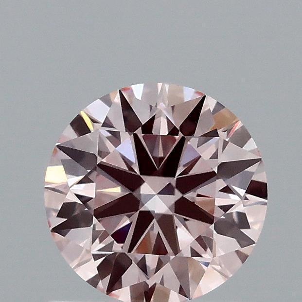 0.91 Ct. Fancy Intense Pink Round Lab Grown Diamond