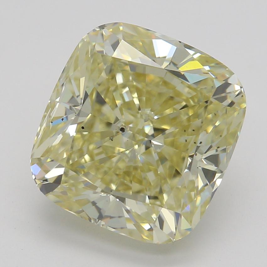 3.02 Ct. Fancy Yellow Cushion Diamond