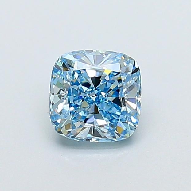 1.06 Ct. Fancy Intense  Blue Cushion Lab Grown Diamond