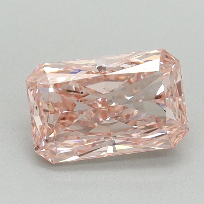 0.92 Ct. Fancy Vivid Pink Radiant Lab Grown Diamond