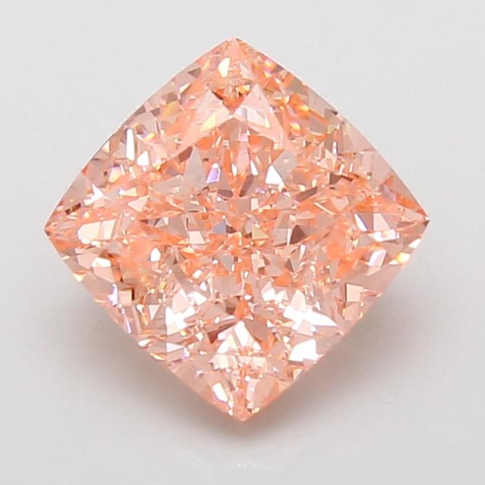2.78 Ct. Fancy Vivid Pink Cushion Lab Grown Diamond