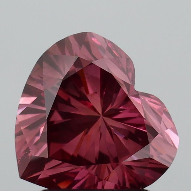 1.91 Ct. Fancy Deep Brownish Pink Heart Lab Grown Diamond