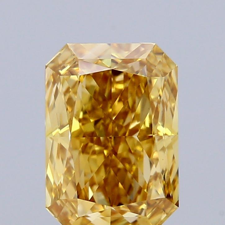 1.55 Ct. Fancy Intense Yellow Radiant Lab Grown Diamond