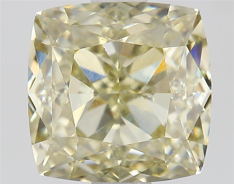 2.00 Ct. Fancy Light Yellow Cushion Lab Grown Diamond
