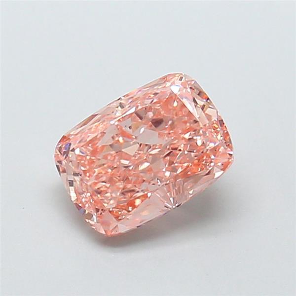 1.59 Ct. Fancy Intense Pink Cushion Lab Grown Diamond