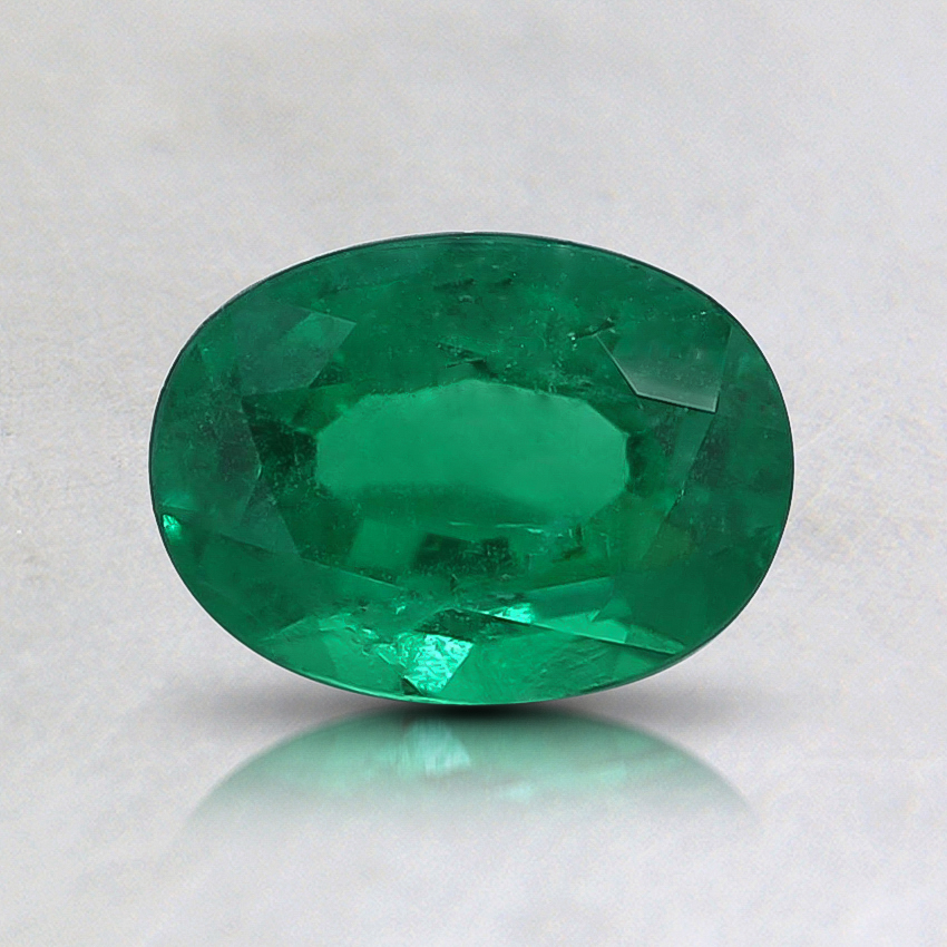 4.05 Ct Certified Natural Oval Cut Colombian Green Emerald Gemstone Video Available AJ766 Valentine Day Offer !