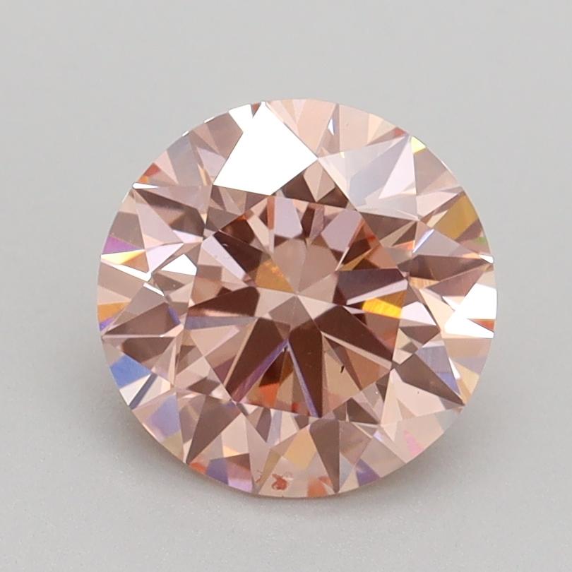 1.70 Ct. Fancy Intense Pink Round Lab Grown Diamond