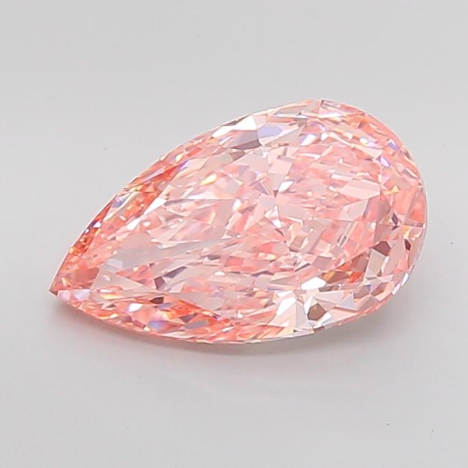 4.50 Ct. Fancy Vivid Pink Pear Lab Grown Diamond