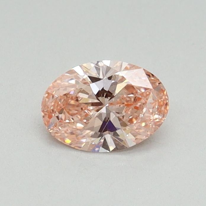0.36 Ct. Fancy Vivid Pink Oval Lab Grown Diamond