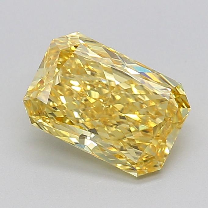 2.05 Ct. Fancy Vivid  Yellow Radiant Lab Grown Diamond