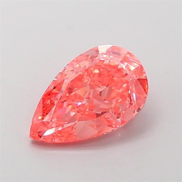 1.30 Ct. Fancy Vivid  Pink Pear Lab Grown Diamond