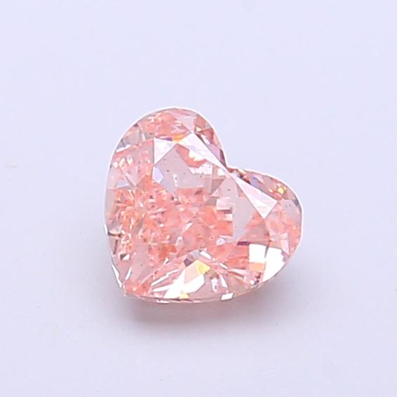 0.62 Ct. Fancy Intense  Pink Heart Lab Grown Diamond