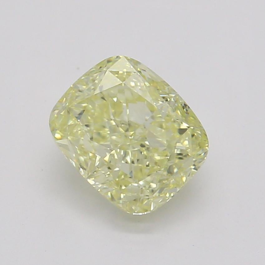 0.70 Ct. Fancy Yellow Cushion Diamond