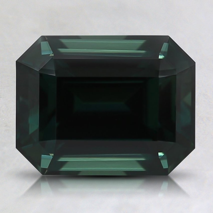 8.3x6.5mm Teal Emerald Sapphire