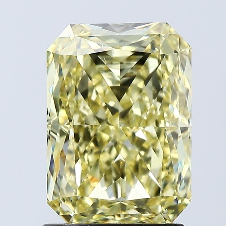 2.04 Ct. Fancy Vivid Yellow Radiant Lab Grown Diamond