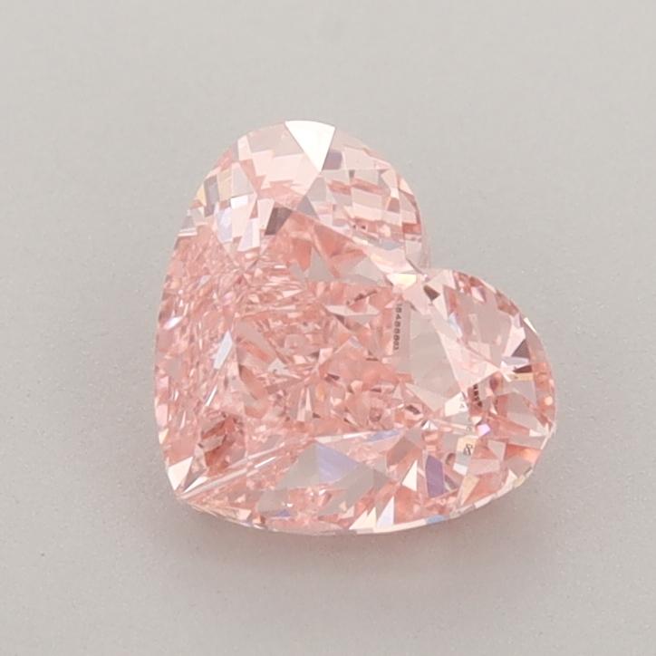 1.25 Ct. Fancy Vivid  Pink Heart Lab Grown Diamond