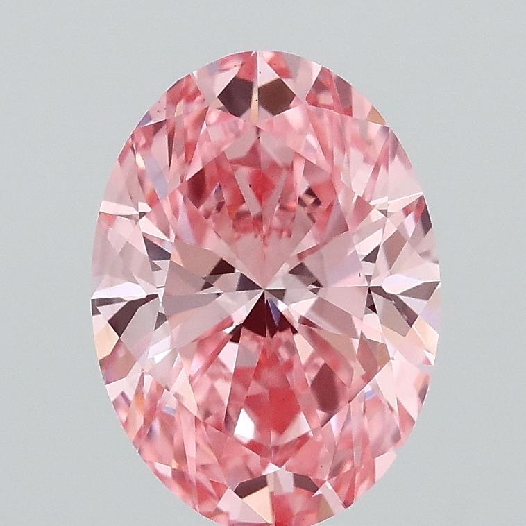 1.81 Ct. Fancy Vivid Pink Oval Lab Grown Diamond