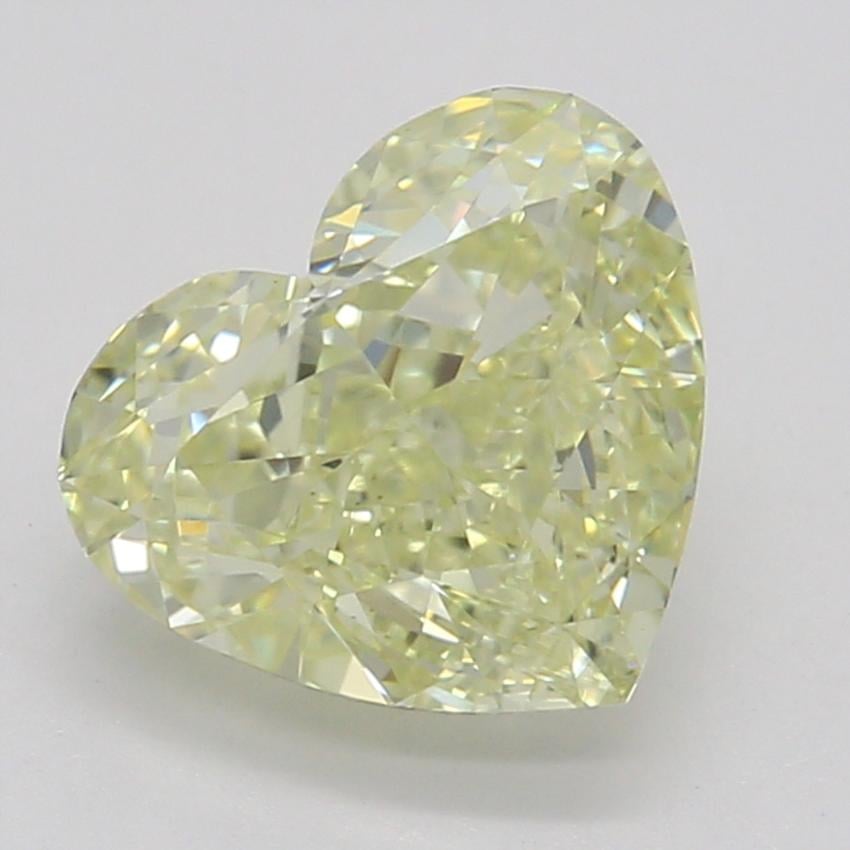 1.00 Ct. Fancy Light Yellow Heart Diamond