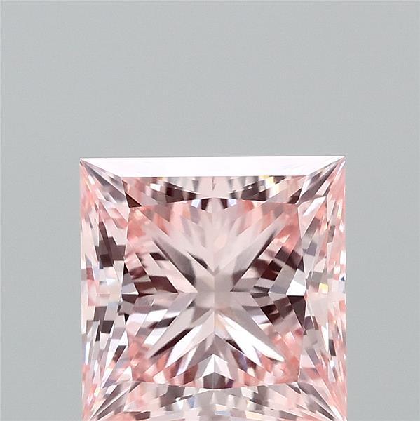1.22 Ct. Fancy Intense Pink Princess Lab Grown Diamond