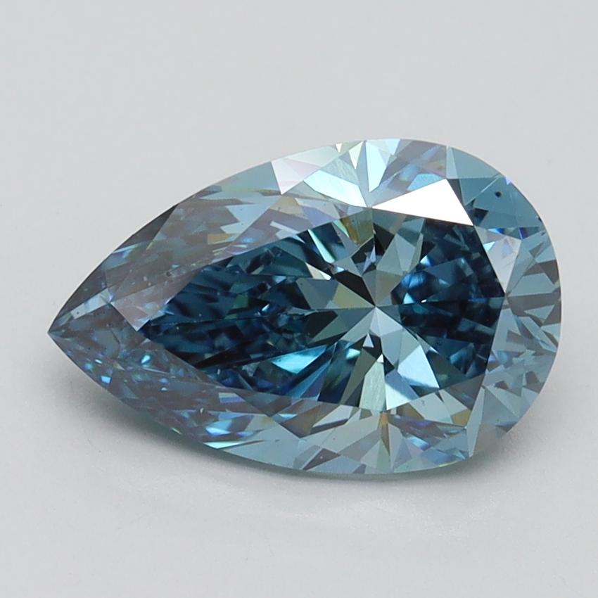 1.99 Ct. Fancy Vivid Blue Pear Lab Grown Diamond