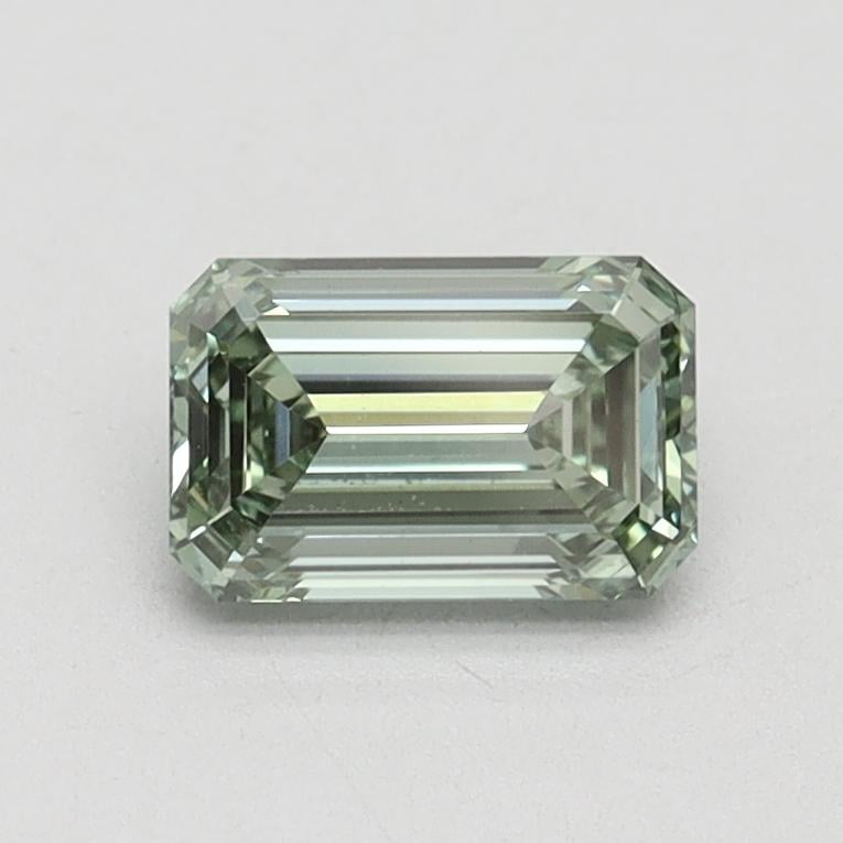 0.76 Ct. Fancy Intense Green Emerald Lab Grown Diamond