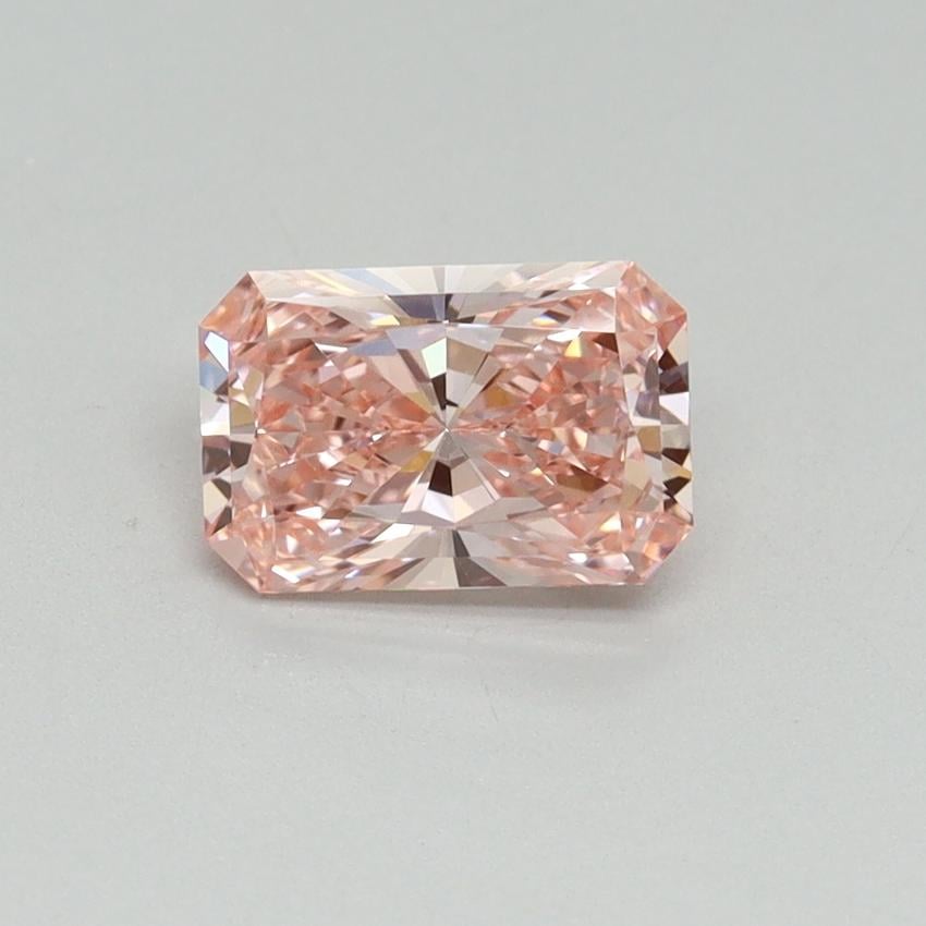 1.03 Ct. Fancy Vivid Pink Radiant Lab Grown Diamond