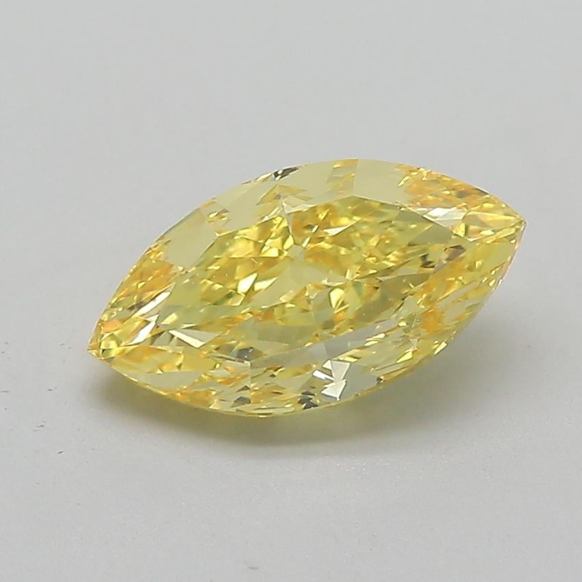 2.00 Ct. Fancy Vivid  Yellow Marquise Lab Grown Diamond