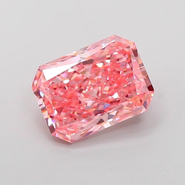 2.84 Ct. Fancy Vivid Pink Radiant Lab Grown Diamond