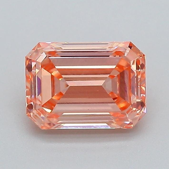 1.07 Ct. Fancy Vivid  Pink Emerald Lab Grown Diamond