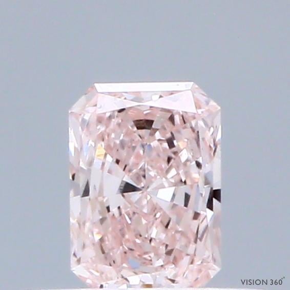 0.32 Ct. Fancy Intense Pink Radiant Lab Grown Diamond