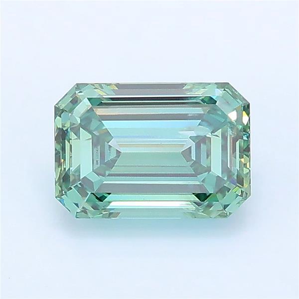 1.00 Ct. Fancy Vivid Green Emerald Lab Grown Diamond