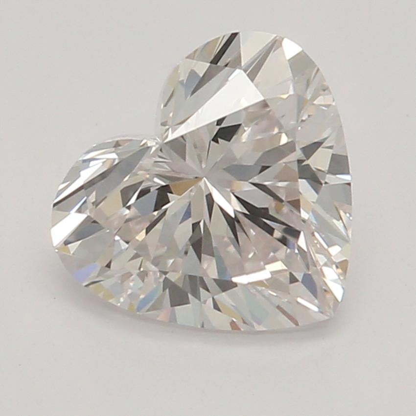 0.66 Ct. Faint Pink Heart Diamond