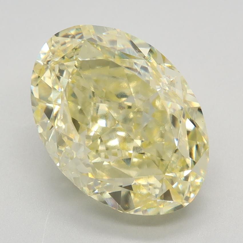 5.52 Ct. Fancy Intense Yellow Oval Lab Grown Diamond