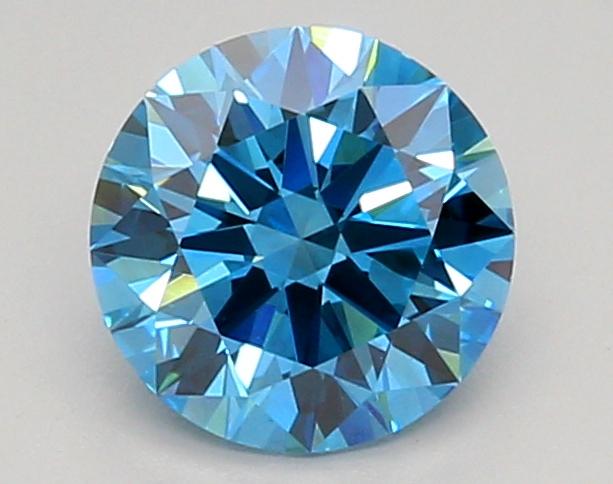 1.06 Ct. Fancy Vivid Blue Round Lab Grown Diamond