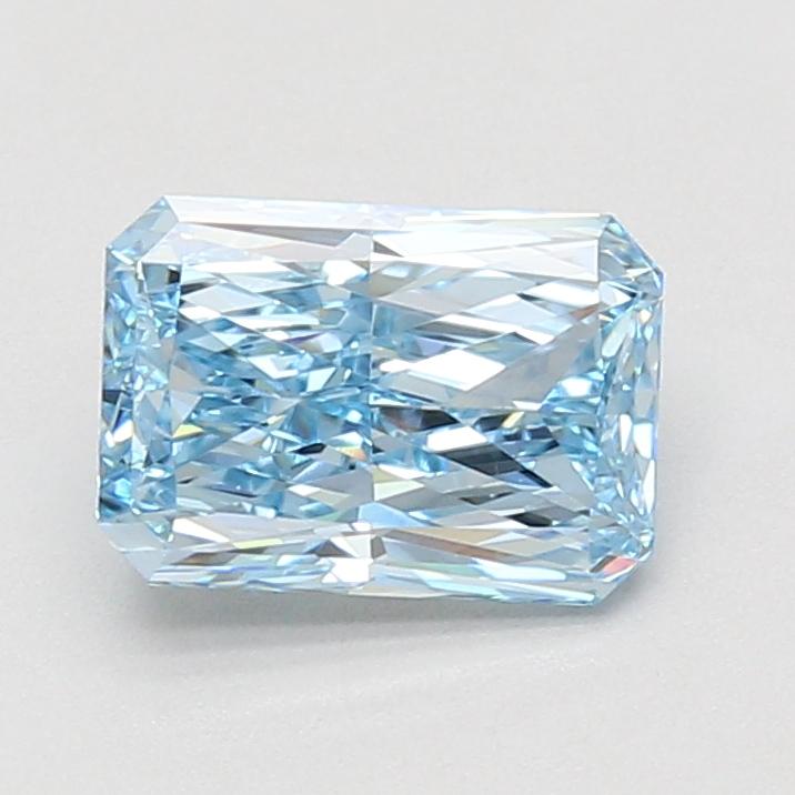 2.01 Ct. Fancy Vivid Blue Radiant Lab Grown Diamond
