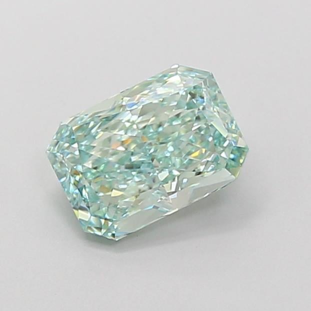 1.51 Ct. Fancy Vivid Green Radiant Lab Grown Diamond