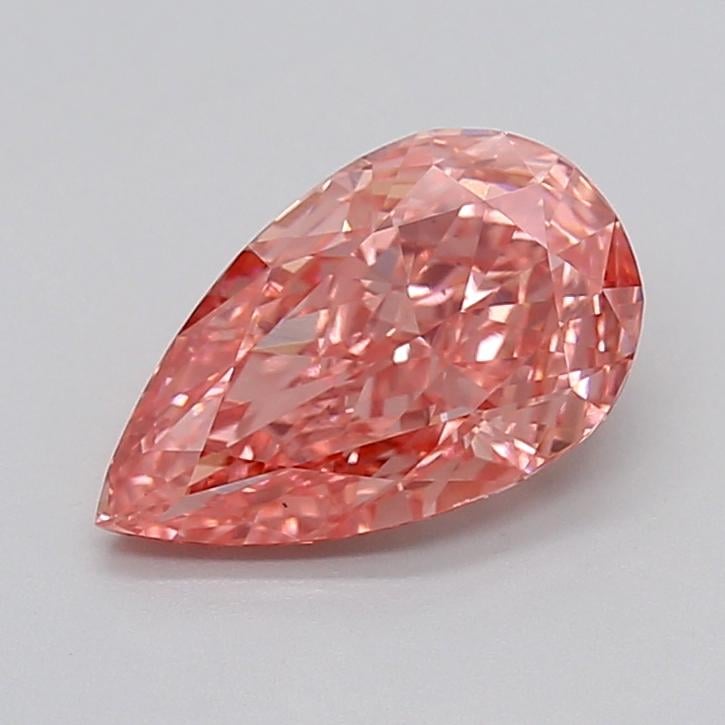 2.05 Ct. Fancy Vivid  Pink Pear Lab Grown Diamond