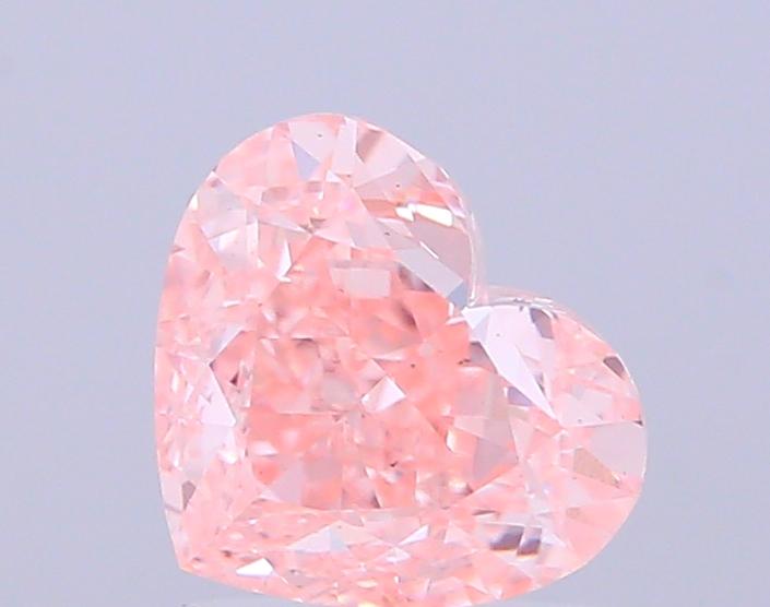 1.83 Ct. Fancy Intense  Pink Heart Lab Grown Diamond