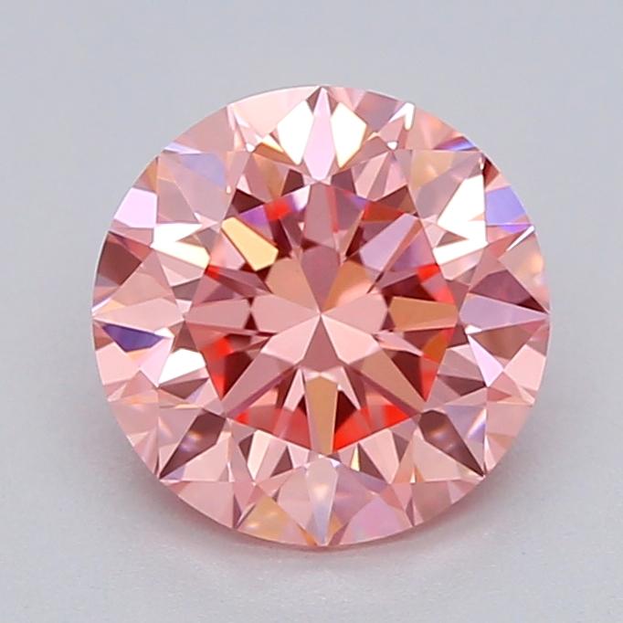 1.02 Ct. Fancy Vivid  Pink Round Lab Grown Diamond