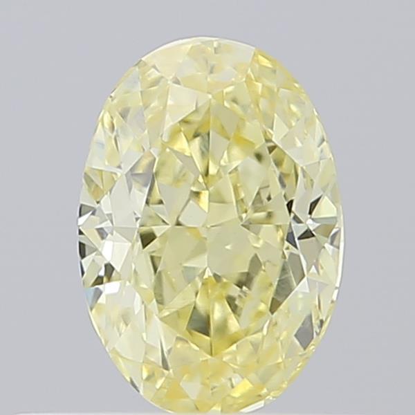 0.53 Ct. Fancy Yellow Oval Lab Grown Diamond