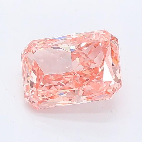 1.07 Ct. Fancy Vivid Pink Radiant Lab Grown Diamond