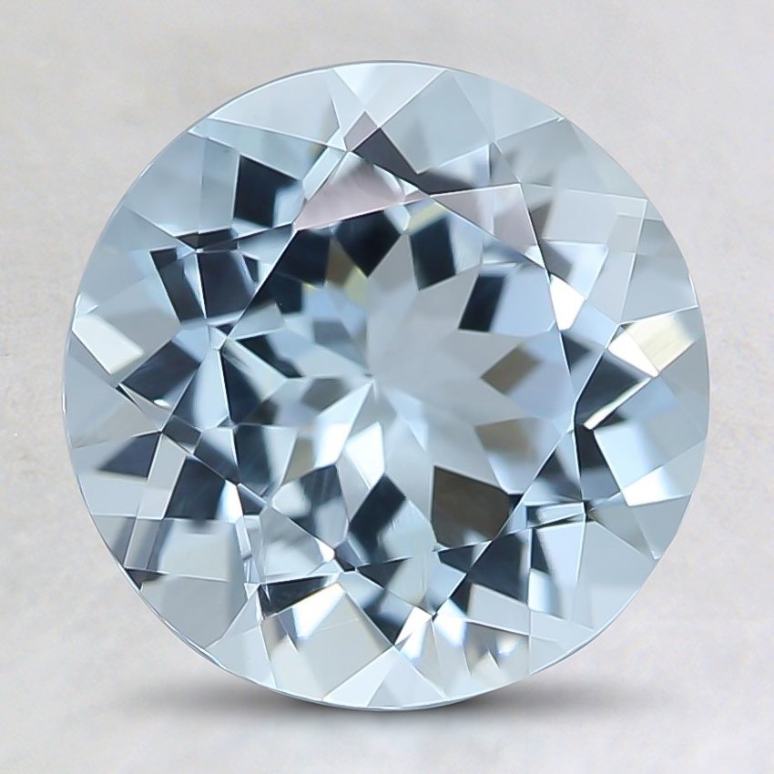 8.5mm Fine Round Aquamarine
