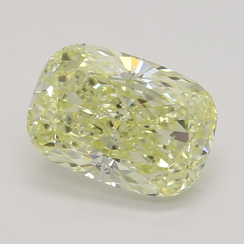 1.01 Ct. Fancy Light Yellow Cushion Diamond