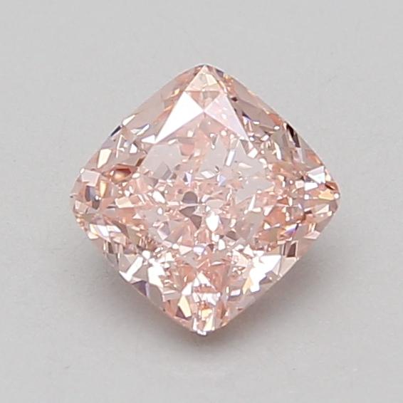 1.15 Ct. Fancy Intense Pink Cushion Lab Grown Diamond