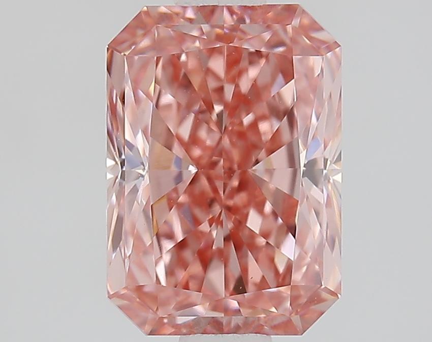 1.58 Ct. Fancy Vivid Pink Radiant Lab Grown Diamond