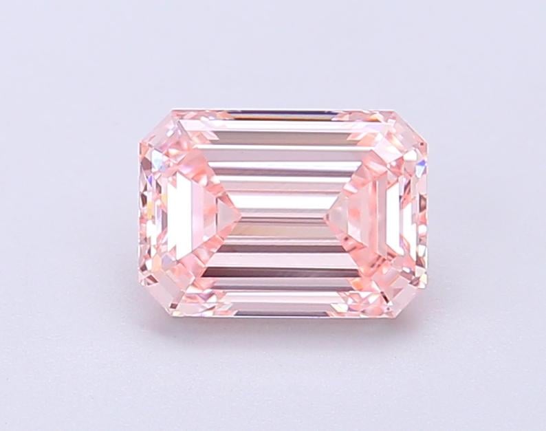 1.24 Ct. Fancy Intense Pink Emerald Lab Grown Diamond