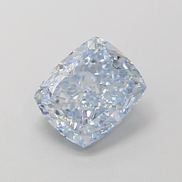 1.11 Ct. Fancy Intense  Blue Cushion Lab Grown Diamond