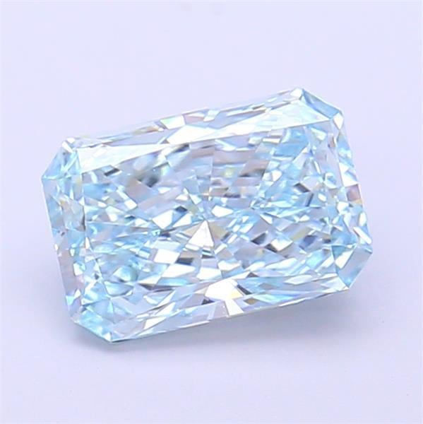 1.40 Ct. Fancy Vivid Blue Radiant Lab Grown Diamond