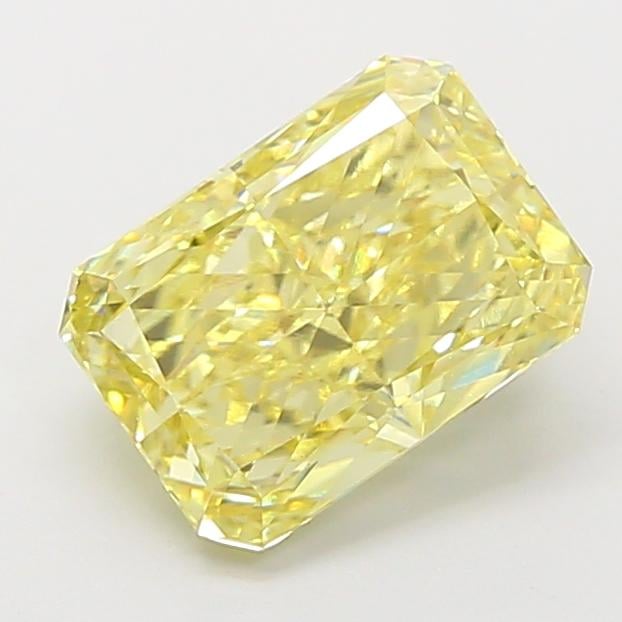 2.62 Ct. Fancy Yellow Radiant Lab Grown Diamond